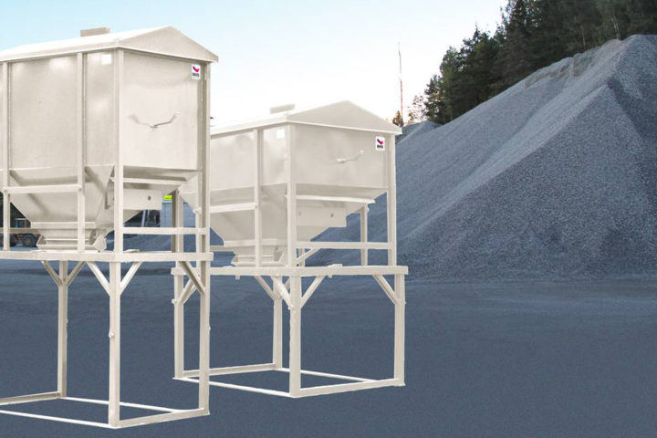 Strøsingel container / sandsilo