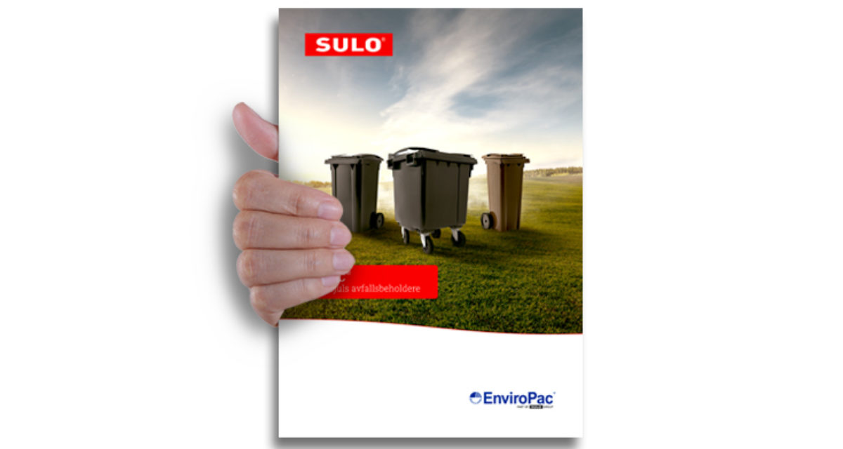 Ny katalog på SULO 2- og 4-hjuls avfallsbeholdere