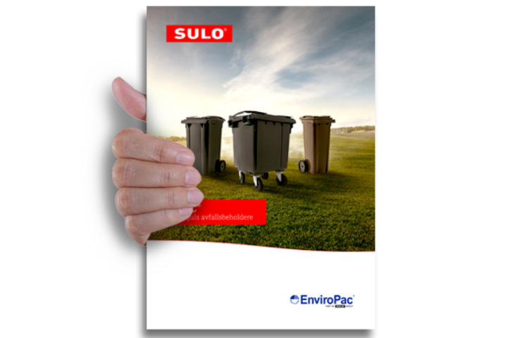 Ny katalog på SULO 2- og 4-hjuls avfallsbeholdere