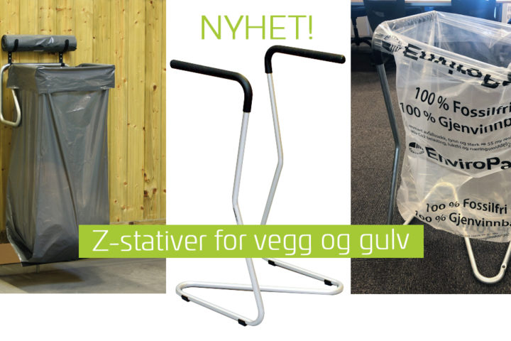 Vi introduserer Z-sekkestativer