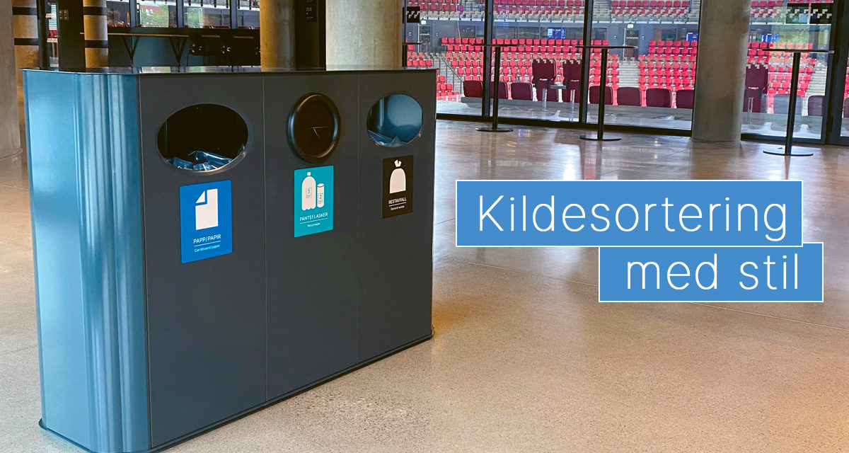 Kildesortering med stil på nye Jordal Amfi