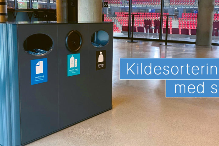 Kildesortering med stil på nye Jordal Amfi