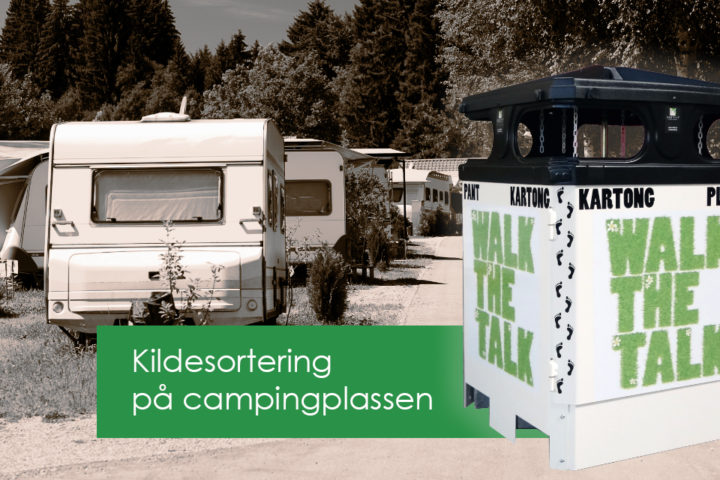 Kildesortering på campingplassen