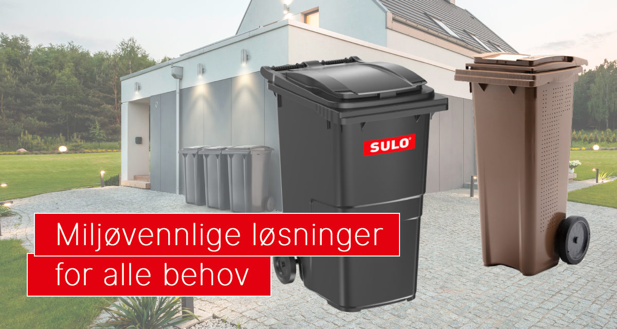 Revolusjonerende nyheter på SULO avfallsbeholdere