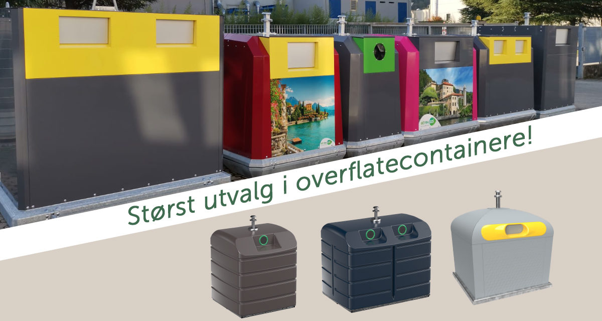 Det beste alternativet til nedgravde avfallsbeholdere