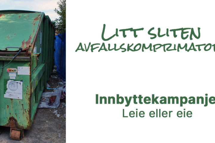 Litt sliten avfallskomprimator?