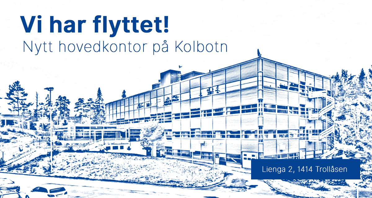 Vi har flyttet vårt hovedkontor til Kolbotn Vi har flyttet vårt hovedkontor til Kolbotn