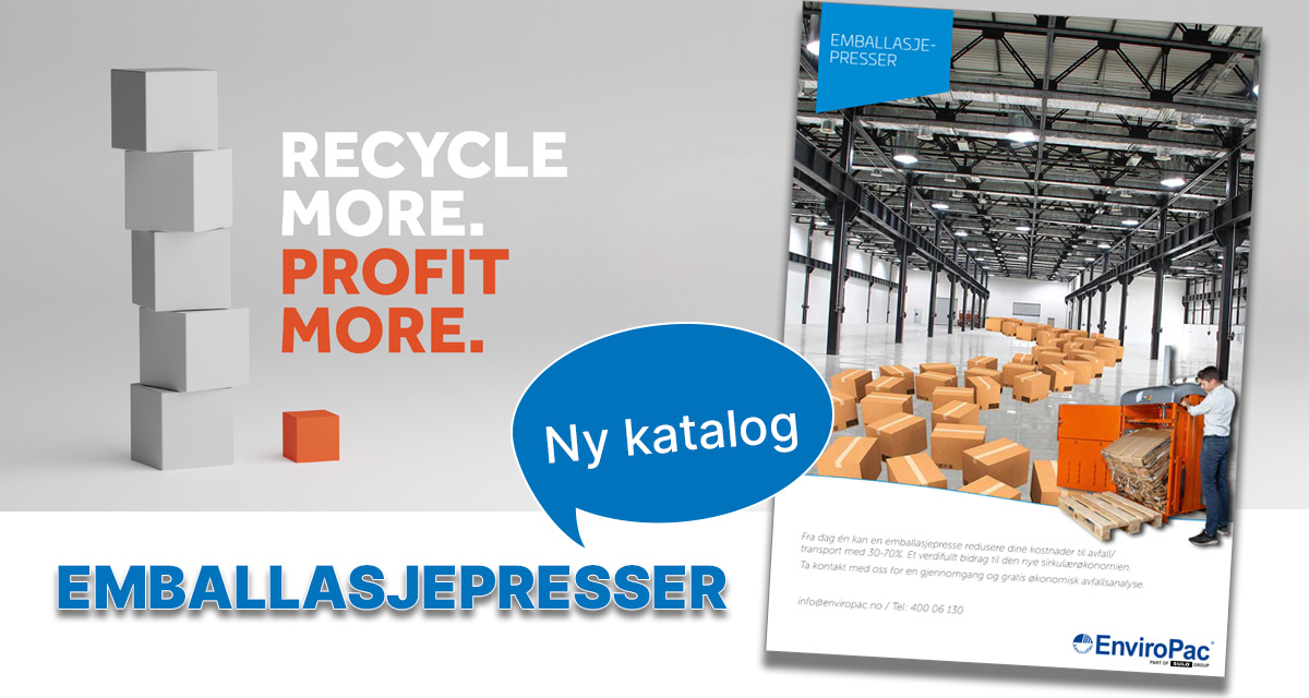 Ny oppdatert katalog på emballasjepresser