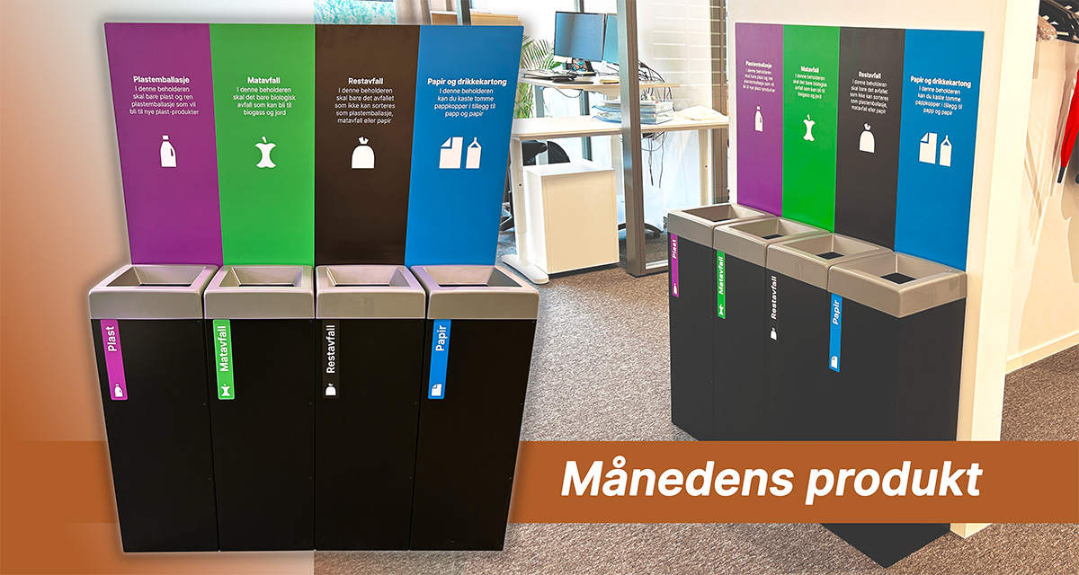 Kildesortering på jobben – månedens produkt!
