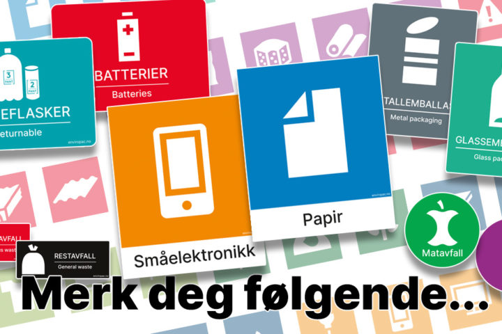 Har din bedrift en god avfallsløsning med tydelig merking?