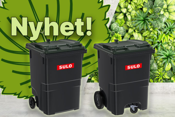 Nyhet! SULO 2-hjulsbeholder m/nesehjul