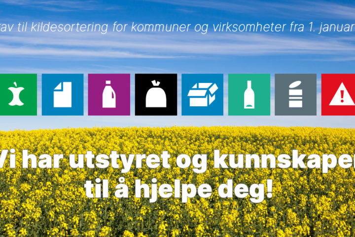 Tilbud avfallsbeholdere! Nye krav fra 1/1-2025!