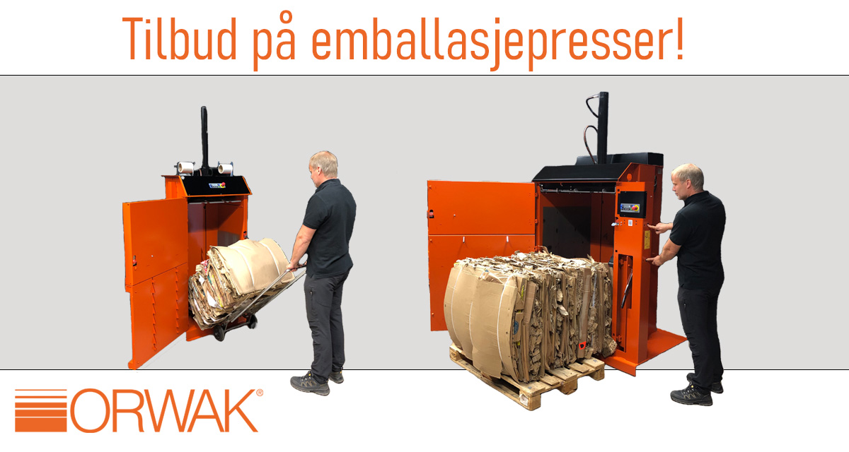 Tilbud emballasjepresser! Nye krav fra 2025! Tilbud emballasjepresser! Nye krav fra 2025!